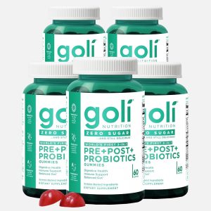 Goli Zero Sugar Pre- and Post-Probiotic Gummy